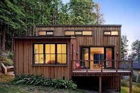 840 Sq Ft Modern And Rustic Small Cabin In The Redwoods Small House Design Architecture Modern Small House Design Small House Bliss