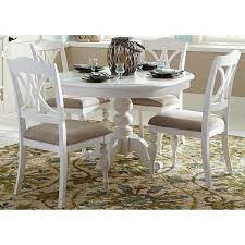 This circular pedestal table is just the thing to place in your kitchen nook, corner bar area, or even outside on a balcony or patio. Overstock Com Online Shopping Bedding Furniture Electronics Jewelry Clothing More Round Pedestal Dining Round Dining Room Sets Round Dining Room