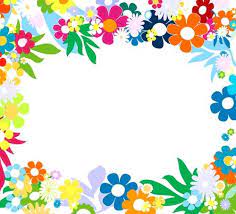 Vector Of Spring Fresh Flower Frame Set 02 Flower Frame Flower Border Colorful Frames
