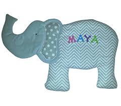 Elephant Growth Chart Personalized Kids Fabric Art Designs Decor Growth Charts