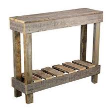 Del Hutson Designs Rustic Barnwood Sofa Table Usa Handmade Reclaimed Wood Natural Googl Farmhouse Console Table Rustic Sofa Tables Rustic Console Tables