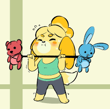 Workout Isabelle Super Smash Bros Memes Nintendo Super Smash Bros Animal Crossing Funny