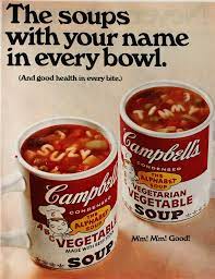 Rose monday as the company. 1968 Campbells Alphabet Soup Ad Wall Art Home Decor Etsy 1960s Food Vintage Ads Food Retro Recipes
