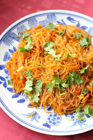 Nouilles Chinoises Aux Carottes Haricot Mungo Recette Haricot Mungo Cuisine Asiatique