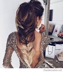 Beautiful Large Braid And A Backless Dress Elegant Wedding Hair Unique Wedding Hairstyles Hairstyle
