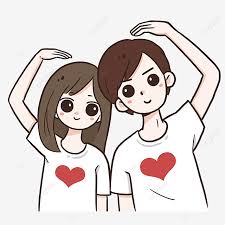 Gambar kata kata cinta romantis bisa menjadi salah satu kejutan istimewa yang dapat anda berikan pada pasanganmeskipun terkesan sedikit gombal atau berlebihan namun rangkaian kata romantis memang dibutuhkan dalam menjalin suatu hubungan supaya langgeng dan semakin berkesan. Gambar Suka Avatar Pasangan Kartun Avatar Pasangan Kartun Cinta Cantik Png Transparan Clipart Dan File Psd Untuk Unduh Gratis
