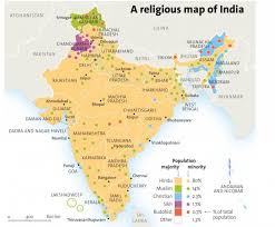 3000x3312 / 1,1 mb go to map. A Religious Map Of India By Cecile Marin Le Monde Diplomatique English Edition July 2019