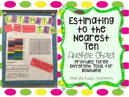 estimating to the nearest ten anchor chart