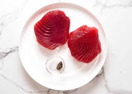 Drain and discard marinade and bay leaf. Tuna Steak Recipetin Eats