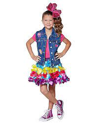 Only 3 available and it's in 1 person's cart. Kids Jojo Siwa Costume Kit Nickelodeon Spirithalloween Com Jojo Siwa Outfits Halloween Girl Jojo Siwa