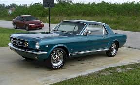 Image result for Twilight Turquoise 1965 Mustang