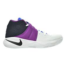 Nike Kyrie 2 Mens Shoes White Black Bold Berry Blue 819583 104