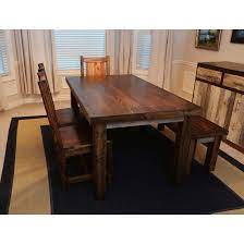 Rustic bedroom, western living room, solid wood tables and dining, huge selection of solid wood desk and lots of outdoor furniture Union Rustic Gaye Solid Wood Slat Back Side Chair In Jacobean Wayfair