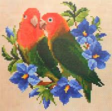 Counted Cross Free Bird Cross Stitch Patterns To Print Ellen Maurer Stroh Lovebirds Love Birds Bird Counted Cross Stitch Pattern Chart By Wic Cross Stitch Animals Cross Stitch Bird Cross Stitch Patterns Flowers