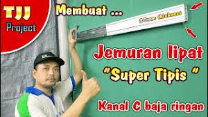 Selain itu juga untuk soal harga, harga borongan baja ringan per meter lebih banyak dipilih oleh penggunaan bahan baja ringan sudah banyak diterapkan sebagai atap rumah pada umumnya. Super Tipis Membuat Jemuran Lipat Dari Baja Ringan Youtube