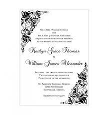 Five Things To Know About Black And White Wedding Invitation Template Black And White Weddi