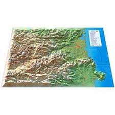 Carte des pyr?n?es en relief. Carte En Relief Des Pyrenees Orientales Collectif Achat Livre Fnac