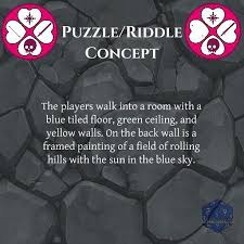 What Do You Think This Is A Very Basic Puzzle You Can Use To Ease The Players Into The Dungeon Dungeons And Dragons Dice Dungeon Dungeons And Dragons Homebrew
