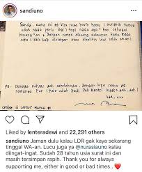 Berikut beberapa ayat alquran tentang cinta yang terdapat dalam beberapa surat Surat Cinta Dari London Untuk Sandiaga Uno Merdeka Com