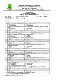 Uts Plh Smp Kelas Ix Semester 1