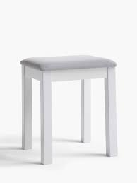 Velvet upholstered high backed dining or dressing table chair with chrome knocker and studded detailing in dark grey, grey, black and blue. Grey Dressing Table Chairs Stools John Lewis Partners