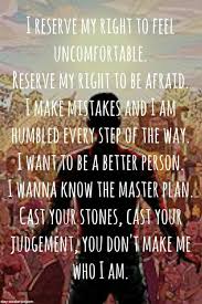 I Reserve My Right Band Quotes Uncomfortable Quote Hd Quotes