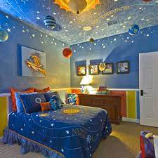 Create an outer space kids themed bedroom or playroom. 18 Space Themed Rooms For Kids