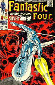 Doom show up and complicate matters. Fantastic Four 072 Silver Surfer Cover By Jack Kirby 1967 By Giantsizegeek Via Flickr Fantastic Four Comics Marvel Comics Covers Silver Surfer