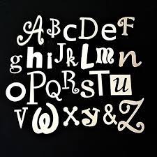 These free, printable alphabet flashcards look great. Wooden Alphabet Letter Set Unpainted Abc Wall Alphabet Wall Decor Hanging Wall Letters Nursery Decor Playroom Decor Style 5 Buy Online In Aruba At Aruba Desertcart Com Productid 95035396