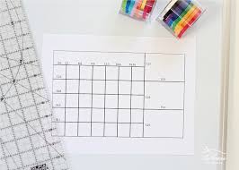 I love the the way you have painted the background. Create Your Own Dry Erase Calendar With Washi Tape The Homes I Have Made