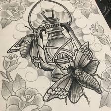 Black And White Lightning Bug Tattoo Lightning Bug And Rose Tattoo Design From San Diego Tattoo Artist Chris Cockrill Www Chriscockri Lantern Tattoo Bug Tattoo Traditional Tattoo Black And White
