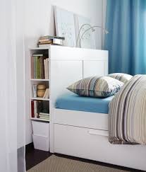 Tiny Bedroom Headboard Storage Headboard With Shelves Brimnes Headboard