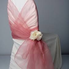 Chair Wrap I Like This Idea It S Very Different And If The Sashes Were All Done On The Aisle C Wedding Chairs Wedding Chair Decorations Chair Covers Wedding