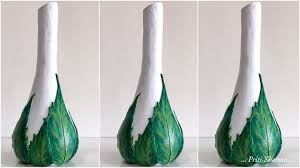 Stylish Flower Pot With Your Own Hands Flower Vase 28 Priti Sharma Flower Pots Flower Vase Making Flower Vase Diy