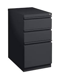 The bush business furniture studio c 3 drawer mobile file cabinet rolls with you throughout your office or remains in place as needed on any surface. Workpro 3 Drawer Mobile File Cabinet Black Office Depot