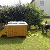 Ibc Above Ground Plunge Pool Plunge Pool Diy Swimming Pool Small Above Ground Pool