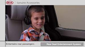 Rear Seat Entertainment System Kia Accessories Carriage Kia Of Woodstock Youtube