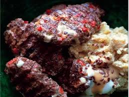 Al Halabi Style Kebabs With Potato Moutabel Recipe Cook The Book Recipe Moutabel Recipe Recipes Kebab