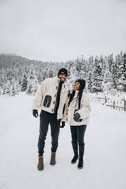 Fairmont Chateau Lake Louise Outfits Locks And Trinkets Black Love Couples Family Photo Outfits Winter Black Couples Photoshoot Outfit