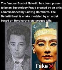 Nefertiti's statue below is a...