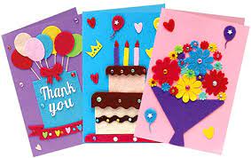 Forget generic cards that will be easily discarded, allow canva to unleash your creative potential and create a greeting card that will be cherished. Amazon Com Amosfun 3 Pcs Card Making Kit Creative Cloth Handmade Greeting Card Kit Art Crafts Card Diy Material For Children Kids Teens Arts Crafts Sewing