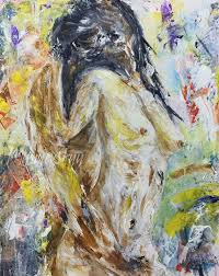 Couple Nude Lovers Painting Romantic Nude Couple Art Erotic - Etsy
