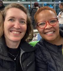 Shuia Hamilton and Jennie Tsekwa...