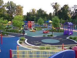 The Whimsical Playground In Virginia That S Straight Out Of A Storybook Cool Playgrounds Kids Playground Church Playground