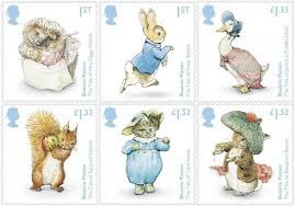 Beatrix Potter Stamps Released To Mark Author S 150th Anniversary Beatrix Potter Beatrix Potter Books Peter Rabbit