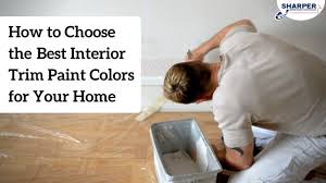 Baseboard, a specific type of trim, costs $1 to $5 per linear foot to paint. Interior Trim Paint Colors Helpful Tips For Choosing The Best Trim Paint For Your Home Sharper Impressions Painting