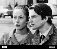 Claude Jade, Jean-Pierre Léaud in "Baisers Voles" 1968#Claude Jade, Jean-Pierre  Léaud in "Baisers Voles" 1968 Stock Photo