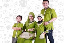 Jual batik couple gamis brokat sarwendah modern baju kondangan couple biru kota pekalongan . Baju Couple Lebaran Keluarga Besar Gambar Islami