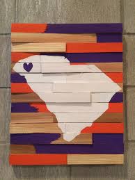 Clemson University College Love Wall Art Etsy Love Wall Art Clemson University Clemson Crafts