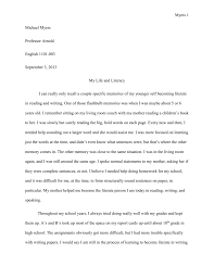 Sometimes, for example, we quote sources without giving information about who or what we are. Literacy Narrative Rough Draft